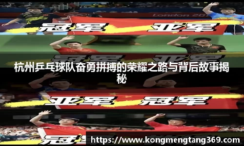 杭州乒乓球队奋勇拼搏的荣耀之路与背后故事揭秘