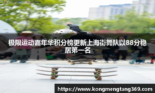 极限运动嘉年华积分榜更新上海街舞队以88分稳居第一名